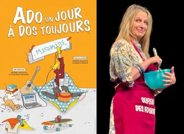 Anne Bernex dans "Ado un jour À dos toujours"