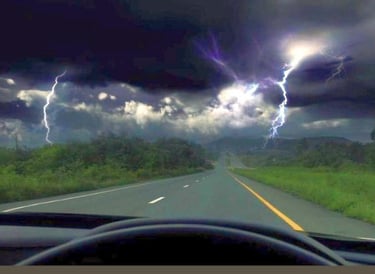 Driving in Hail or Thunderstorms