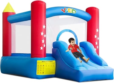 Yard Bounce House for Kids 3-8, Inflatable Bounce House with Slide, Bouncy House with Blower