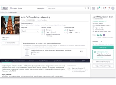proposed product details page