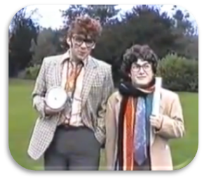 A couple of science geeks dodgy characters