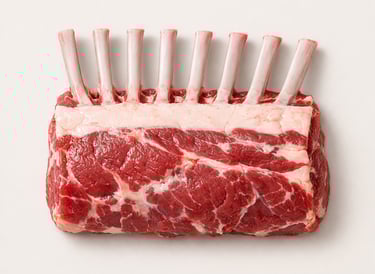 French rack mutton cut for halal export