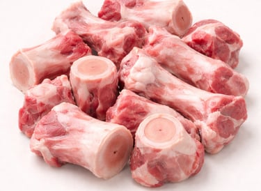 Lamb bones, ideal for making broth, stock, and soups