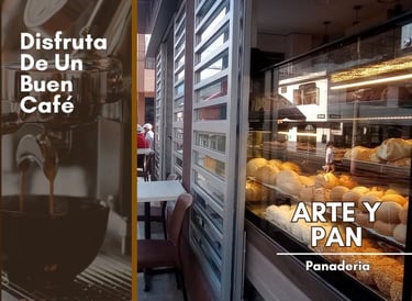 disfruta de un buen café y un buen pan