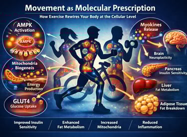 Reverse Metabolic Aging: How Exercise Triggers Mitochondrial Biogenesis and Cellular Energy