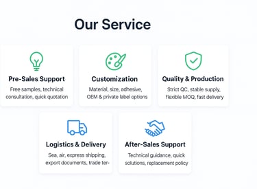 customization, FSC, UL, Rosh