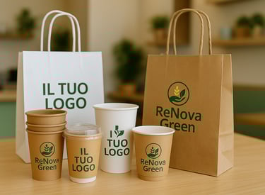 Nachhaltige Verpackungen von ReNova Green für Unternehmen