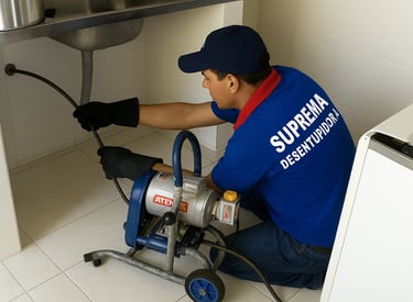 desentupidora de pia