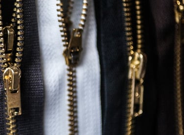 Rongzhiyue: display of premium metal zipper