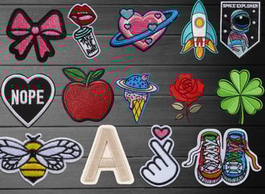 Rongzhiyue: display of garment patches