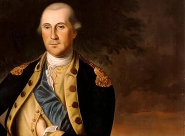 Image of General Washington that the website builder put under General Intake Forms as a light joke.