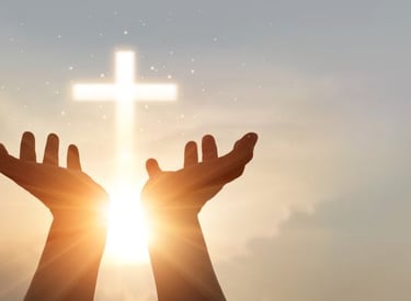 pray before the cross