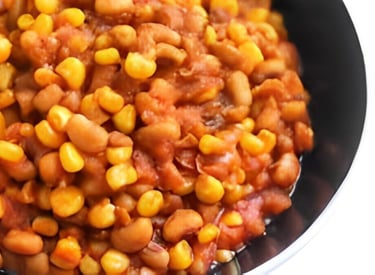 beans and corn