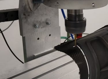 CNC Carbon fibre machining
