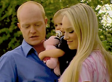 Nicky Ladanowski and Jake Wood BBC