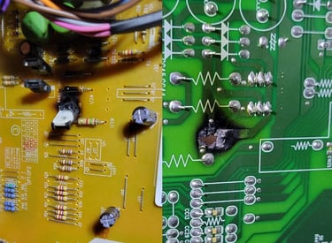 CONTROL MAIN board broken burned Bellflower