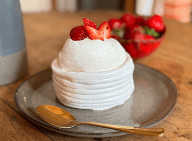 Pavlova aux fraises