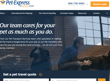pet express pet transport services