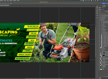 Diseño gráfico para empresa de jardinería