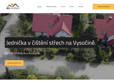 Reference RSWorks čištění střech