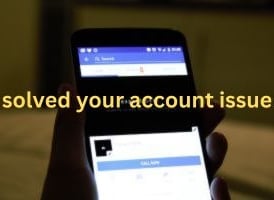 Solved your account issue