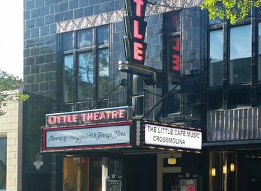 Crossmolina Band performing at the Little Theater Cafe.