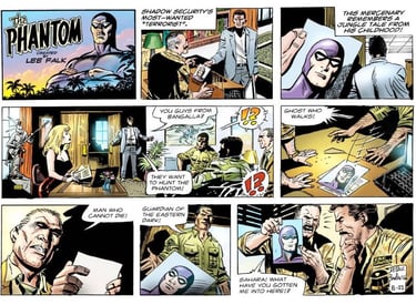 The Phantom, Eduardo Barreto & Claudio Moreno, (Ink and Color)