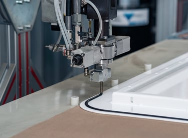 automated material dispensing robot