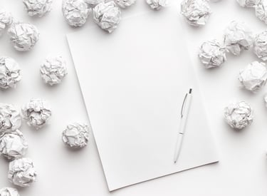 withe blanck paper sheet