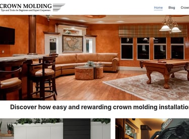 Crown molding instructional website based in Sarasota 