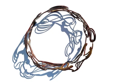 sculpture in metal 