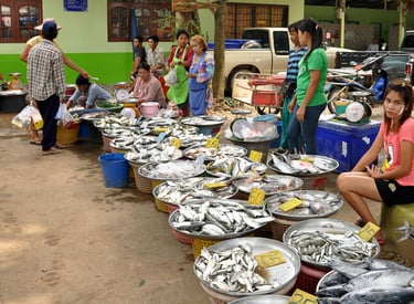 marché du Wat Tham SIng