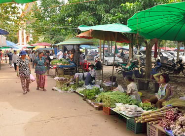 marché du Wat Tham SIng
