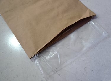 sacos y bolsas de papel kraft multicapas con refuerzo de polietileno