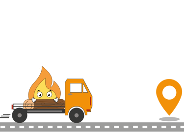 Livraison partout en PACA de bois de chauffage