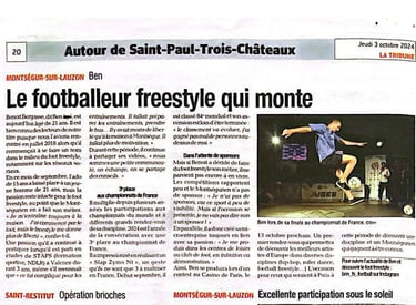 apparition en presse