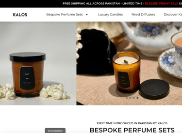perfume brand website