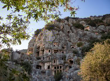 Myra rock tombs