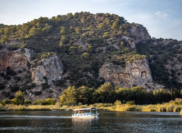 Dalyan tombs of Kaunos