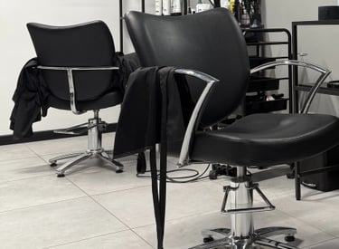 Salon fryzjerski Lusówko ISS Studio wnętrze