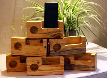 Ampliphone en bois