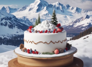 A display of various baked goods in a bakery. There are pastries topped with fresh strawberries, flaky danishes with custard, and assorted cookies with chocolate and pistachio. The shelves are filled with different types of breads and sweets, each labeled with small signs.