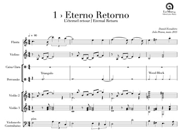 Imagem: parte completa de "Eterno retorno" do livro "violão em letra e música".