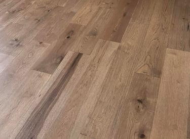 Prefinished hardwood floor
