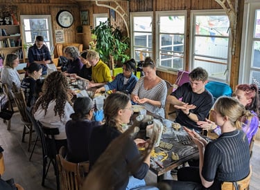 team buolding vegan cooking activity