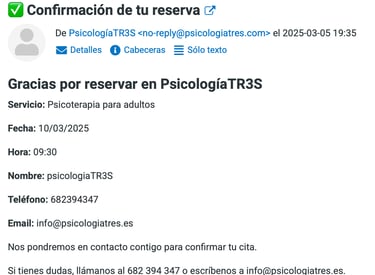 Paso 11. Email de confirmación