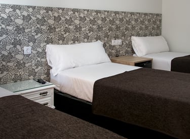 Habitación doble o triple con baño privado en Logroño