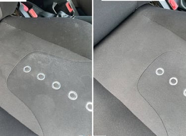 Avant après nettoyage de textiles m&m services pro rouen