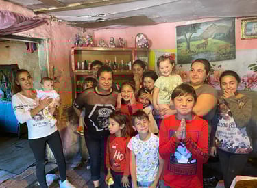 Husbesøk i Garcini.