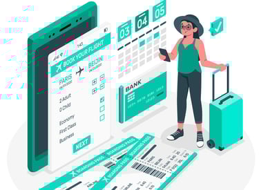 <a href="https://www.freepik.com/free-vector/flight-booking-concept-illustration_8672751.htm#fromVie